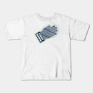 First Down Seahawks! Kids T-Shirt